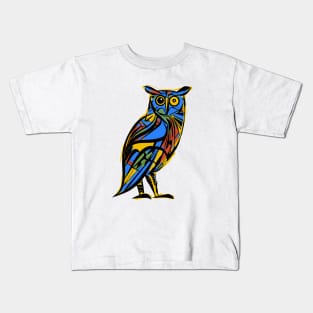 owl doodle Kids T-Shirt